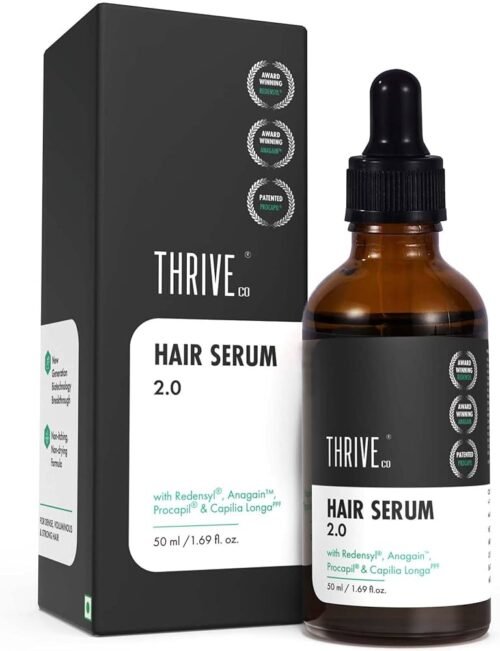 You are currently viewing ThriveCo Hair Growth Serum Review: Redensyl, Anagain, Procapil & Capilia Longa for Stronger, Fuller Locks